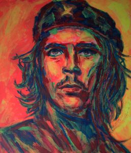 Ernesto Che Guevara - Acryl a. Lwd. 60x70cm