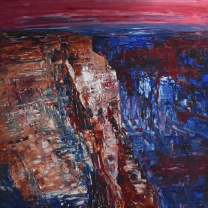 Canyons grand canyon 1 acryl a. lwd. 80x80cm