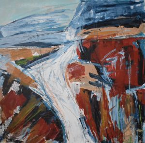 Island 02 acryl a. lwd. 60x60cm