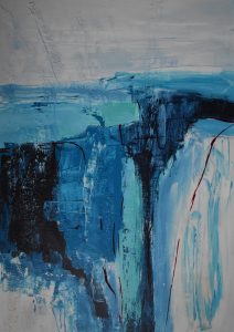 Island 03 acryl a. lwd. 60x80cm