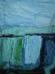 Island 04 acryl a. lwd. 60x80cm