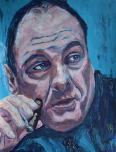 James Gandolfini - Acryl a. Papier 50x60cm