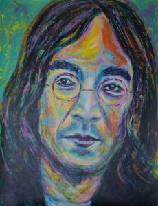 John Lennon - Acryl a. Papier 50x60cm