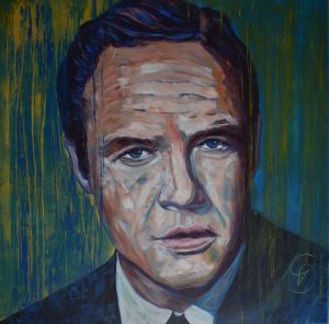 Marlon Brando - Acryl a. Lwd. 80x80cm