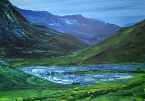 Schottland 07 acryl a. papier 50x70cm