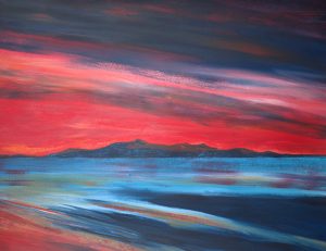 Schottland 08 acryl a. papier 50x70cm