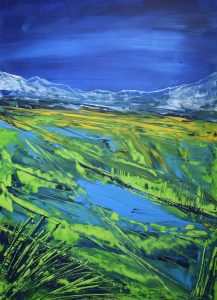 Schweiz 3 acryl a. papier 50x70cm
