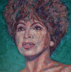 Tina Turner - Acryl a. Lwd. 80x80cm