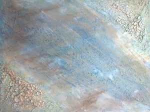 Wasser ewiger fluss mischtechnik 60x80cm